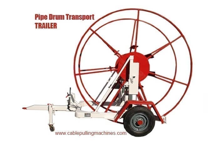 Pipe Drum Transport Trailers