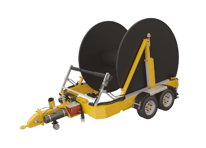 Full Hydraulic Cable Drum Trailers 30 tons Full Hydraulic Cable Drum Trailers 30 tons