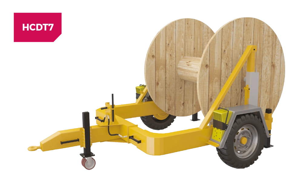Hydraulic Cable Drum Trailers 7 tons Hydraulic Cable Drum Trailers 7 tons