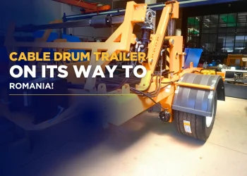 10 Ton Full Hydraulic Cable Drum Trailer on Its Way to Romania! 10 Ton Full Hydraulic Cable Drum Trailer on Its Way to Romania!