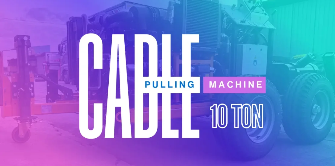 10 Ton Cable Pulling Winch for Reliable and Heavy-Duty Cable Installation
