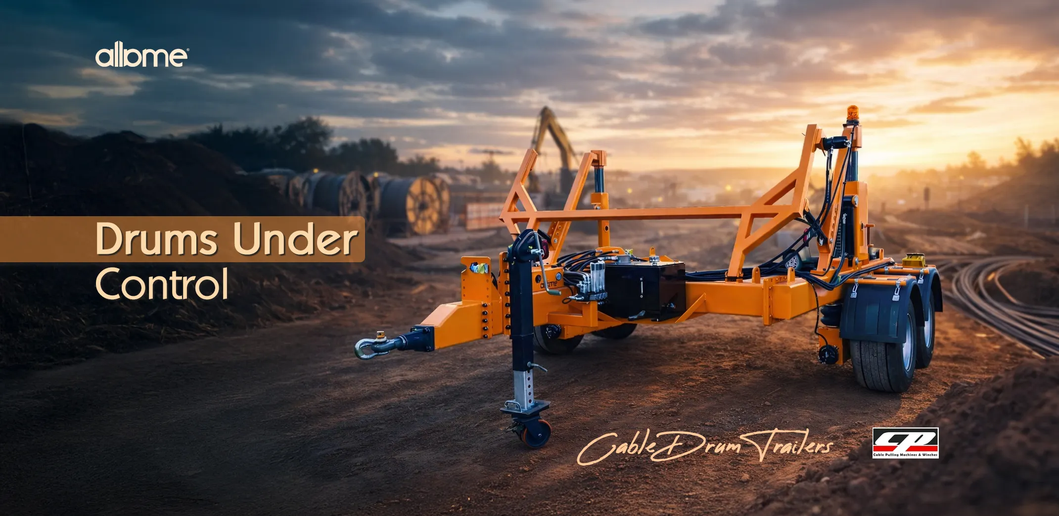 Cable Drum Trailers Drums Under Control