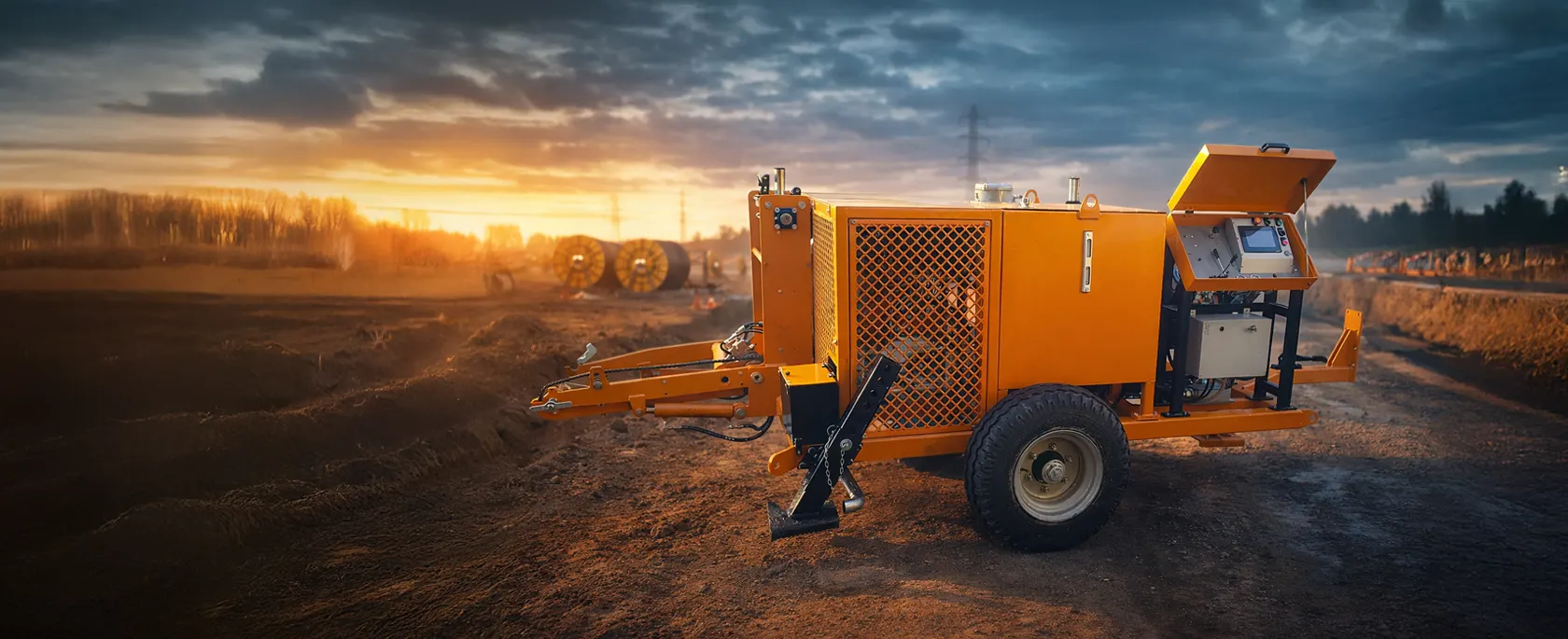 HYDRAULIC CABLE PULLING PULL with POWER