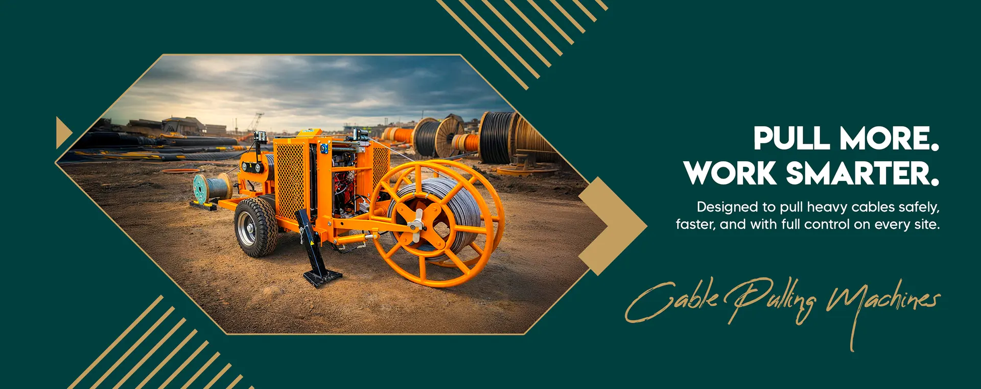 cable pulling machines Pull More Work Smarter