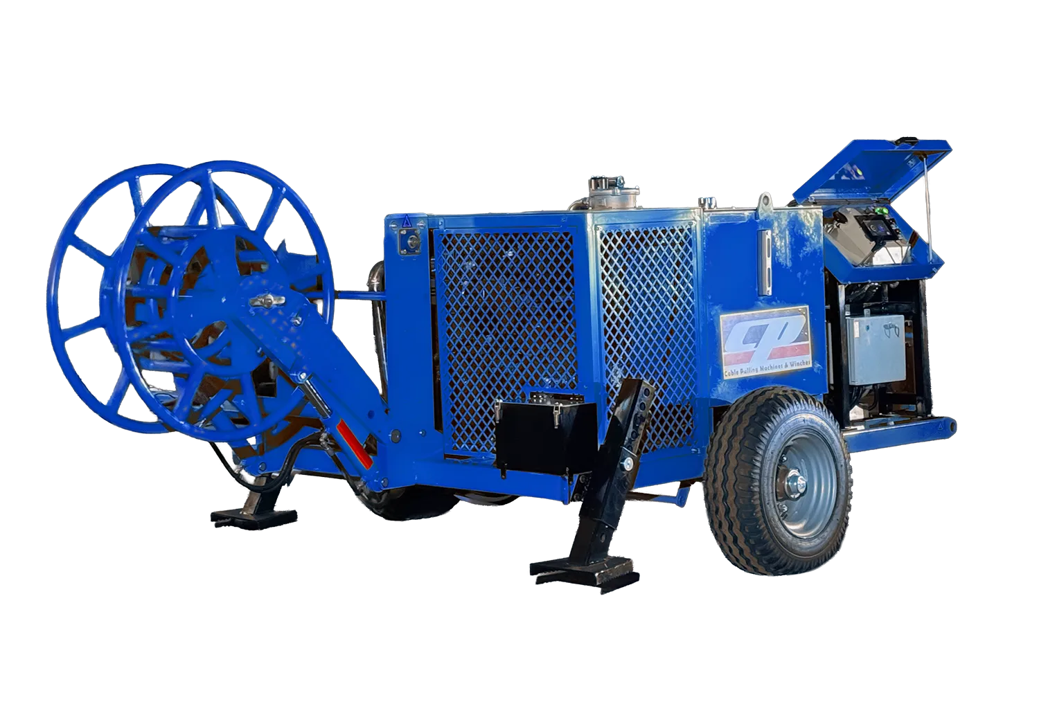 hydraulic cable pulling machines 8 tons blue hydraulic cable pulling machines 8 tons blue