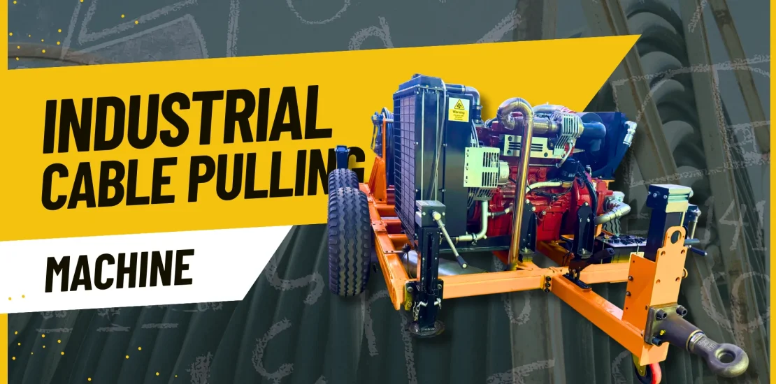industrial cable pulling machine