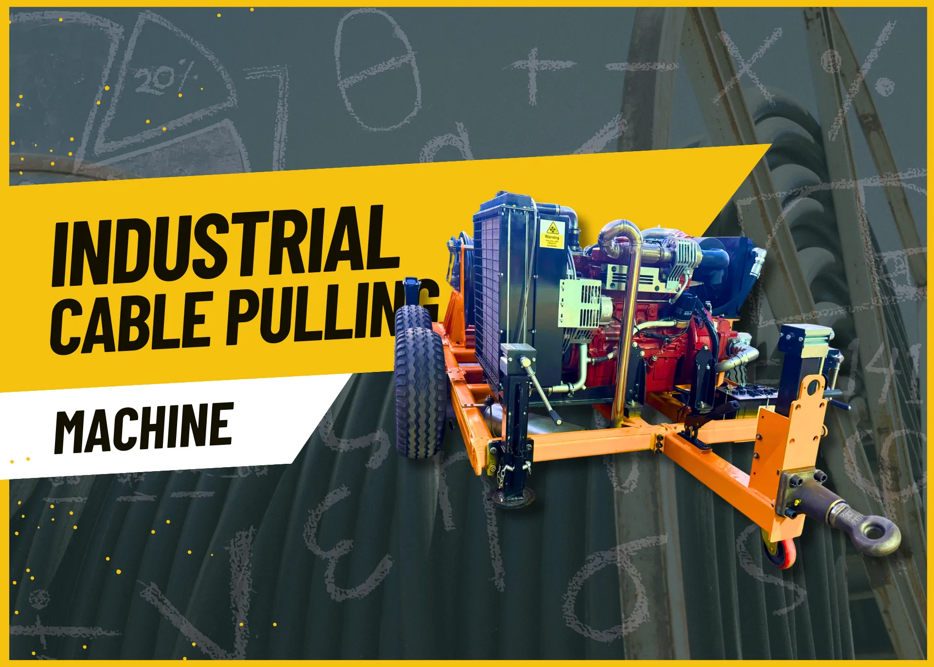 industrial cable pulling machine industrial cable pulling machine