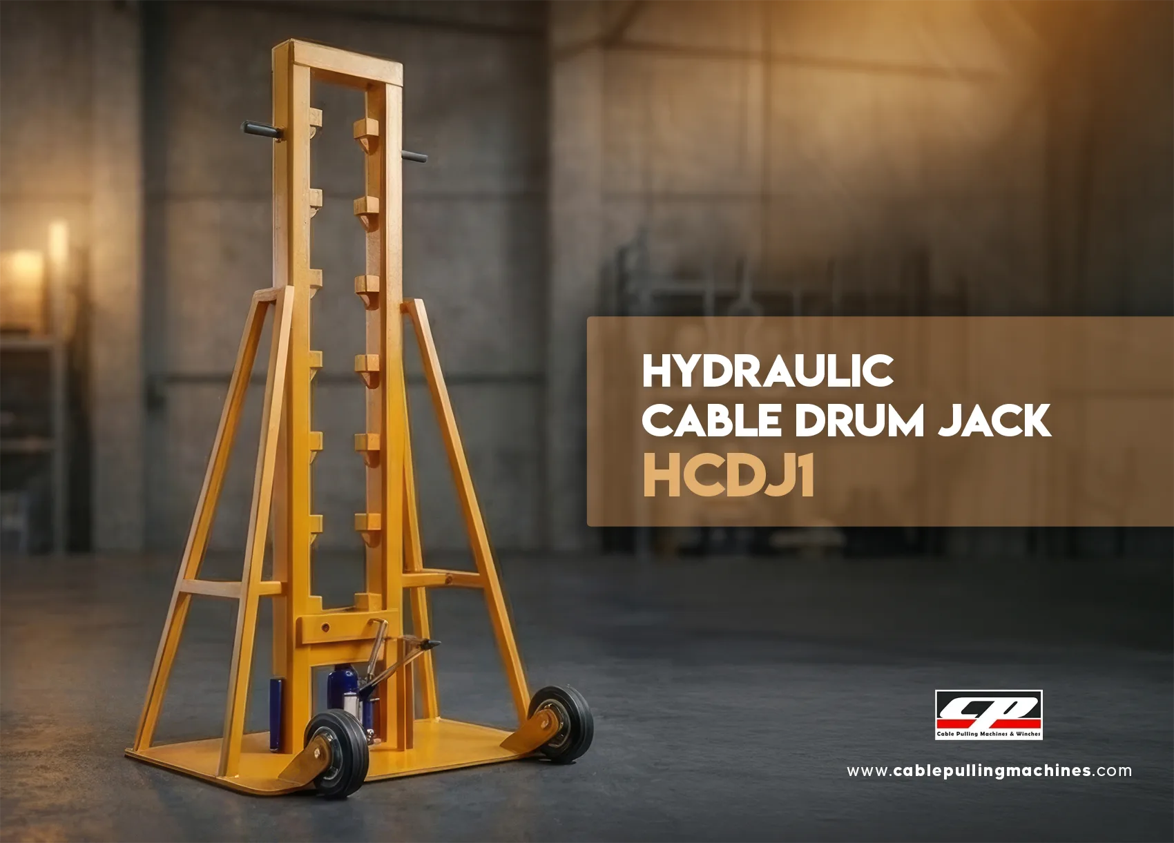 hydraulic cable drum jack 1 ton