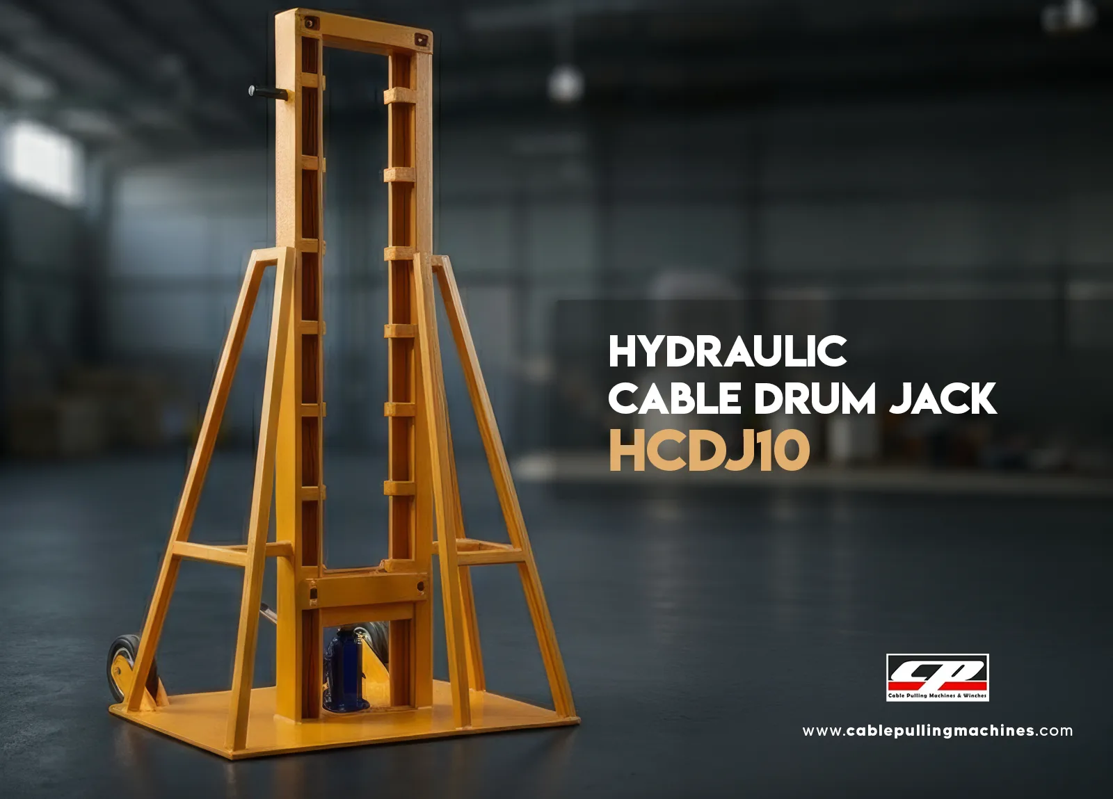 hydraulic cable drum jack 10 ton