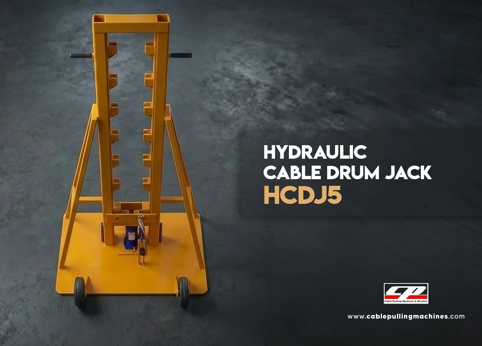 hydraulic cable drum jack 5 ton