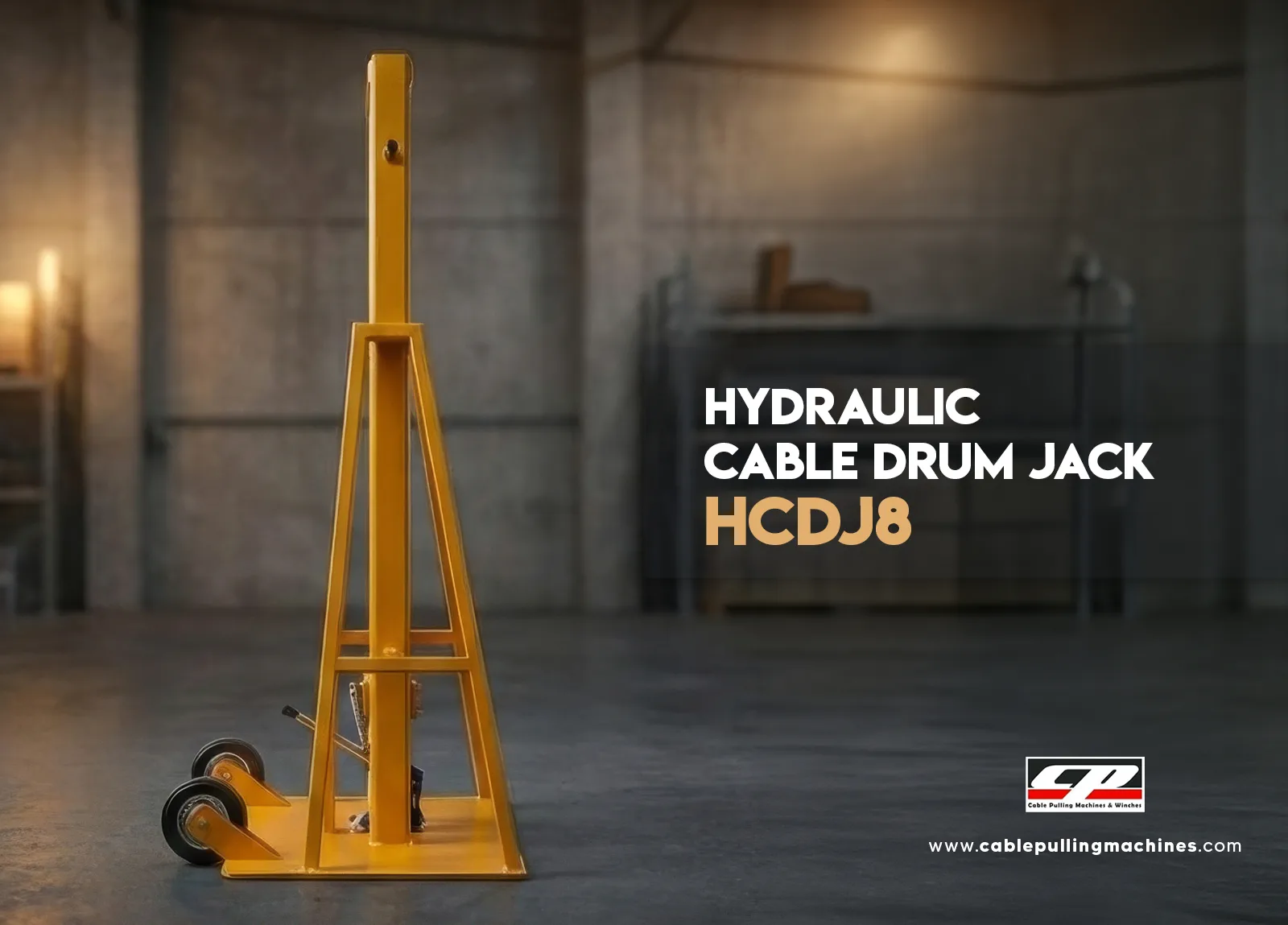 hydraulic cable drum jack 8 ton