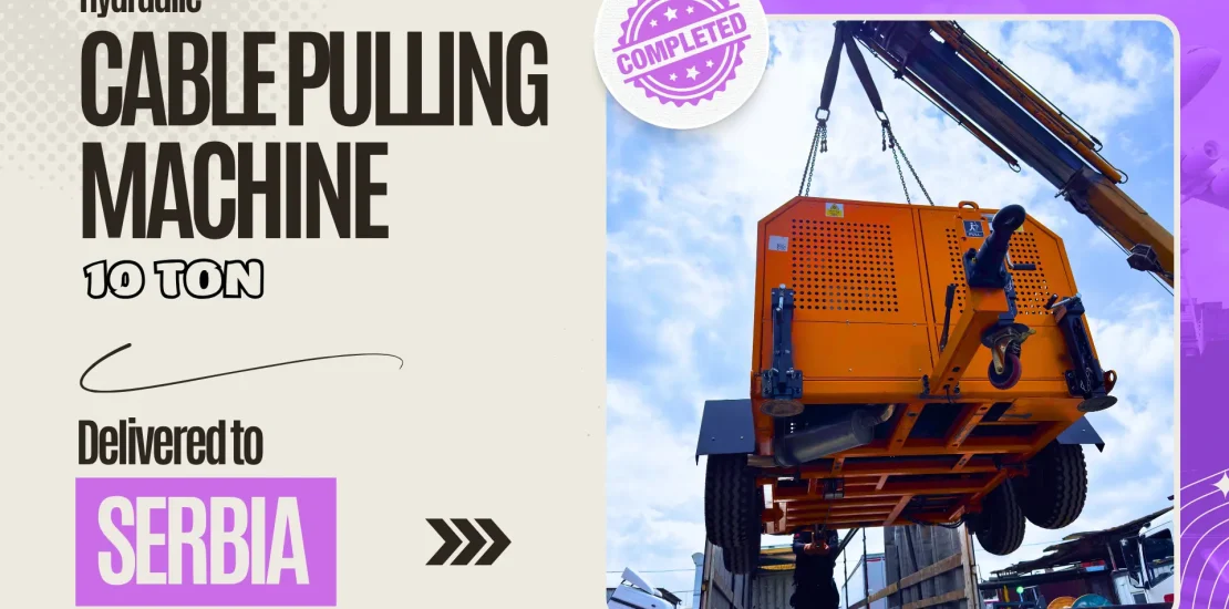 10 Ton Cable Pulling Machine Ready for Shipment to Serbia