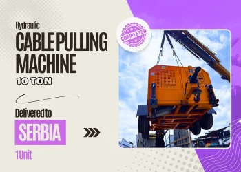 10 Ton Cable Pulling Machine Ready for Shipment to Serbia