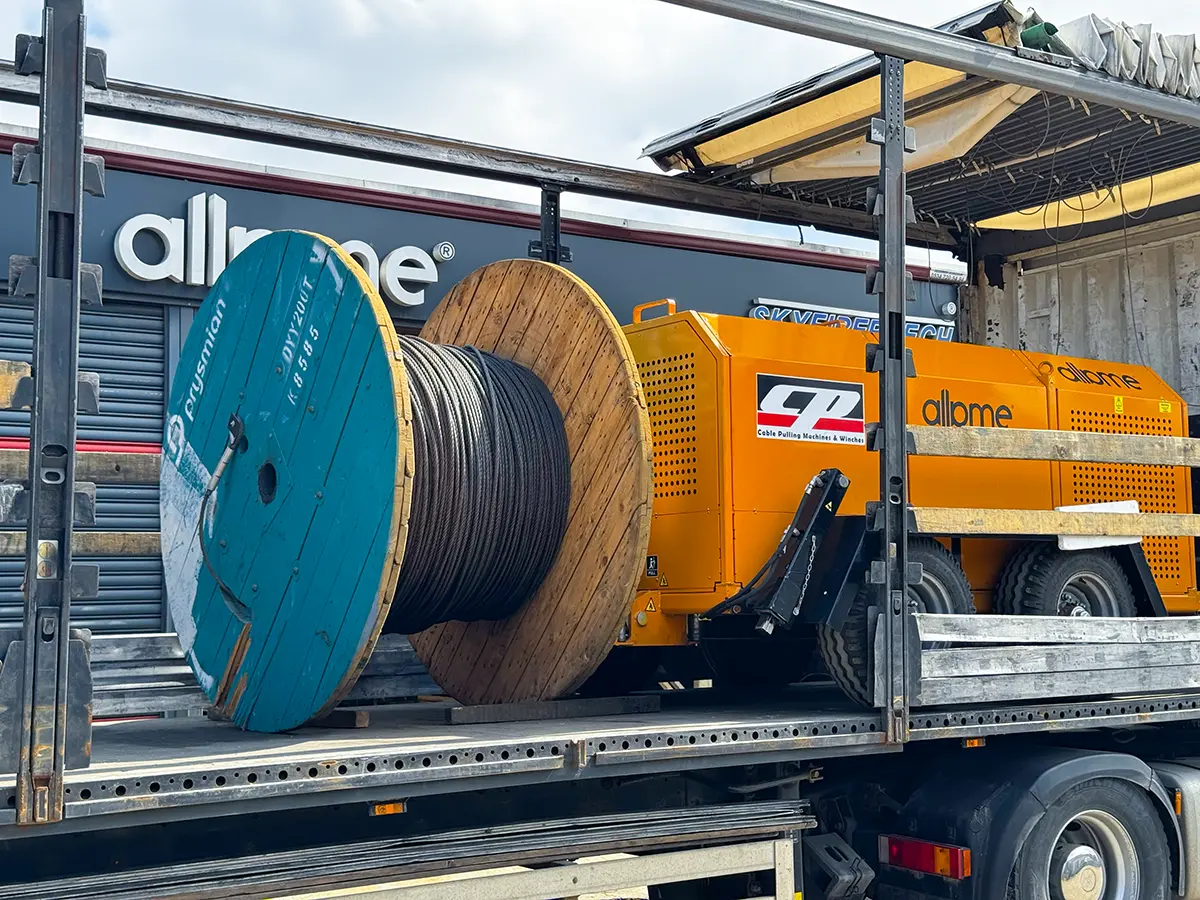 10 Ton Cable Pulling Machine Ready for Shipment to Serbia