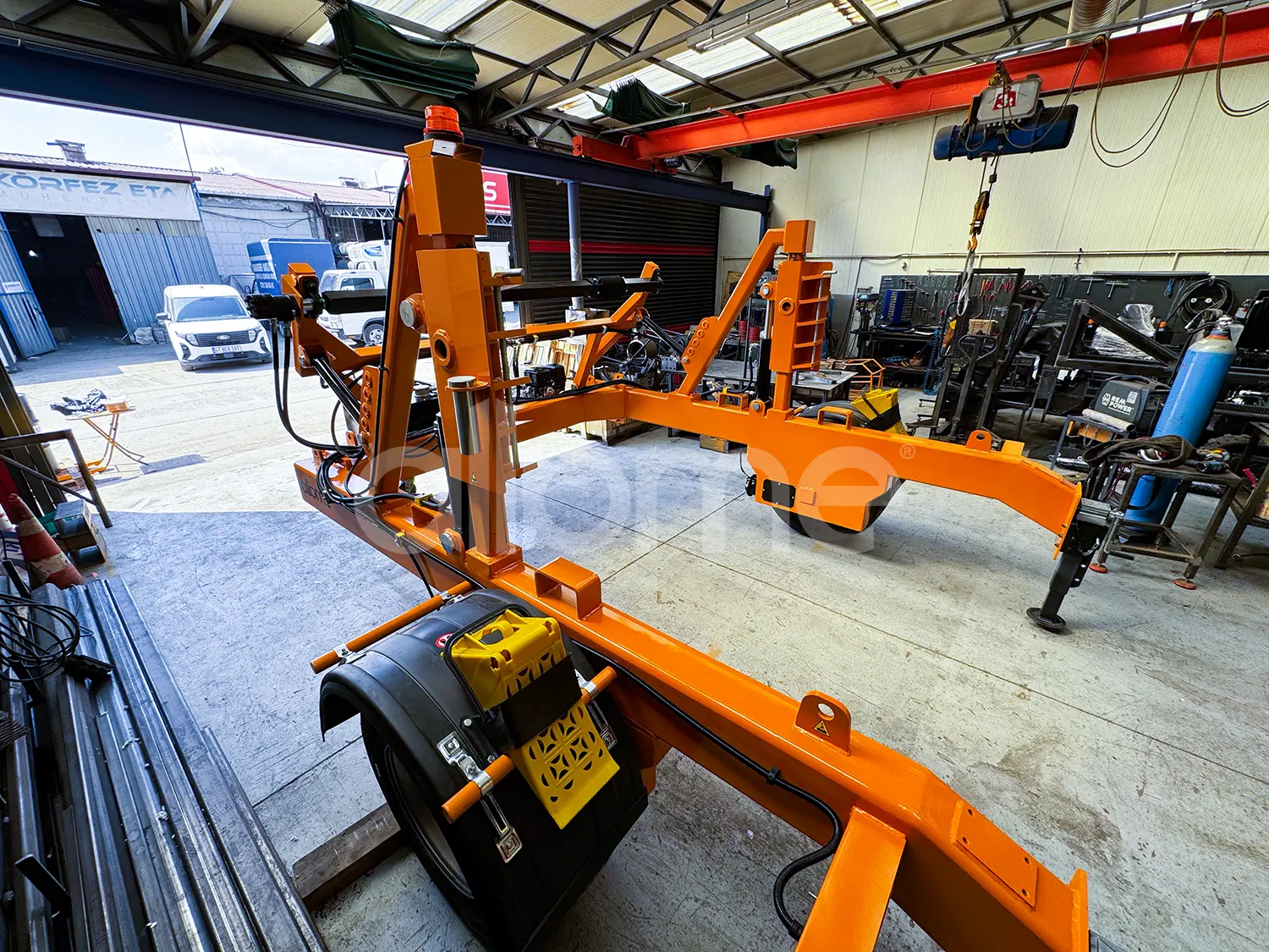 10 ton cable drum trailer ready for shipment to egypt