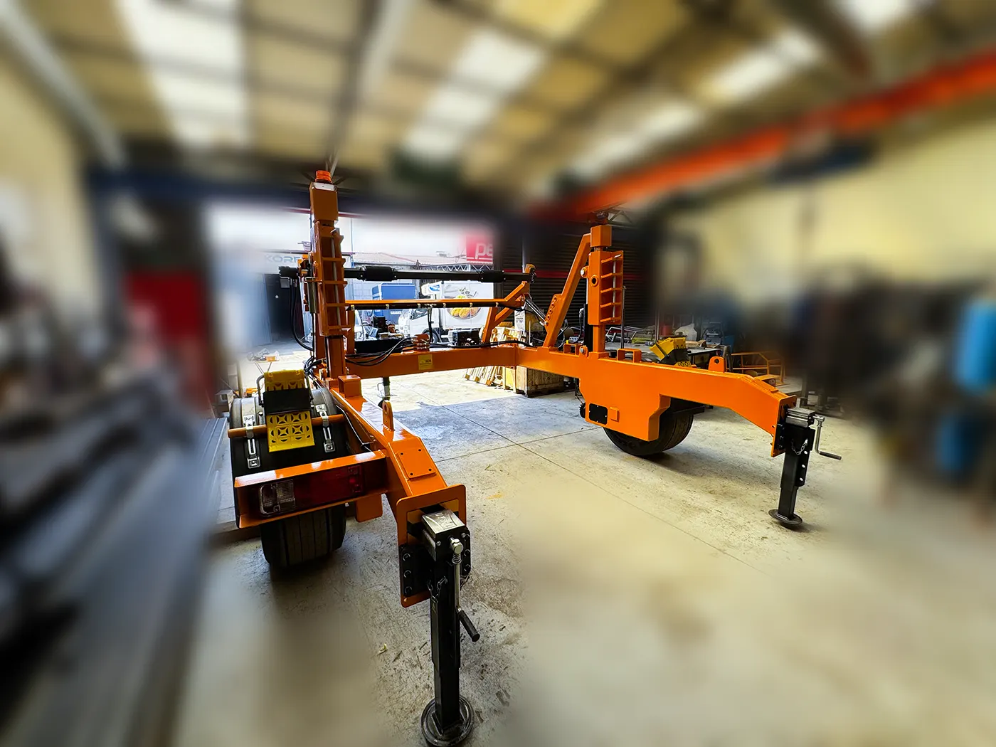 Full Hydraulic Cable Drum Trailer 10 Ton